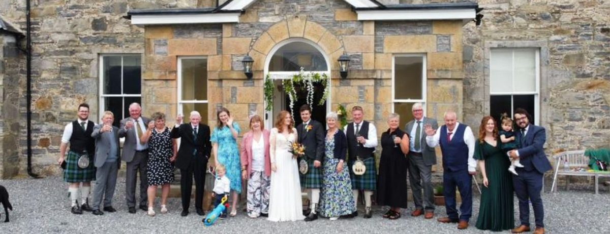 Intimate wedding in the Highlands