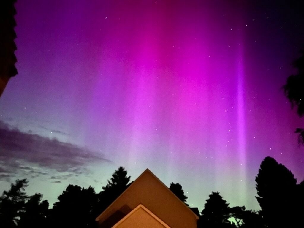 Northen lights highlands of scotland