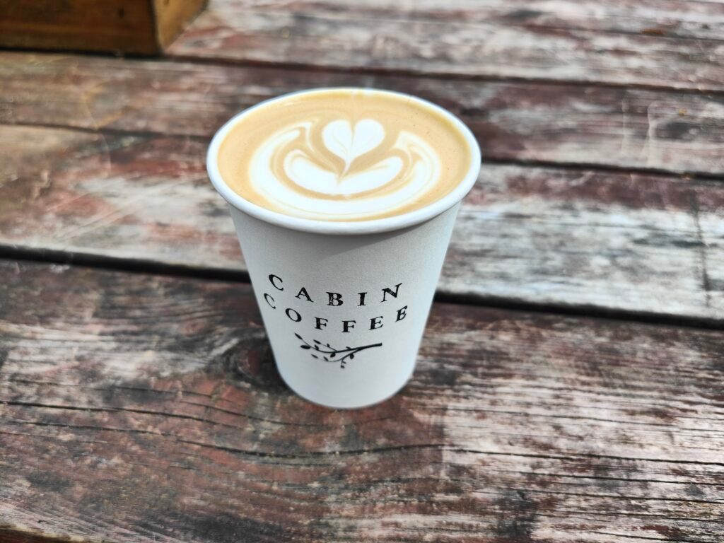 Cabin coffee near Aviemore. Accommodation