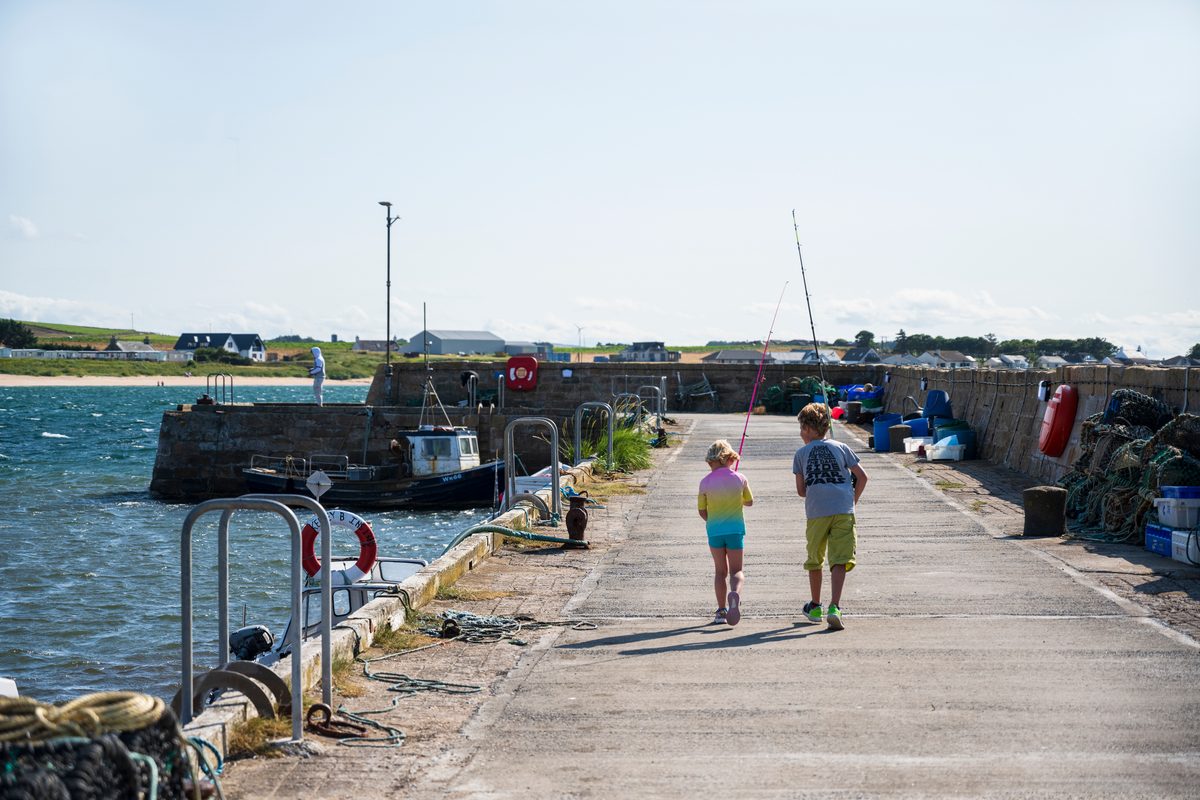 The harbour in Portmahomack