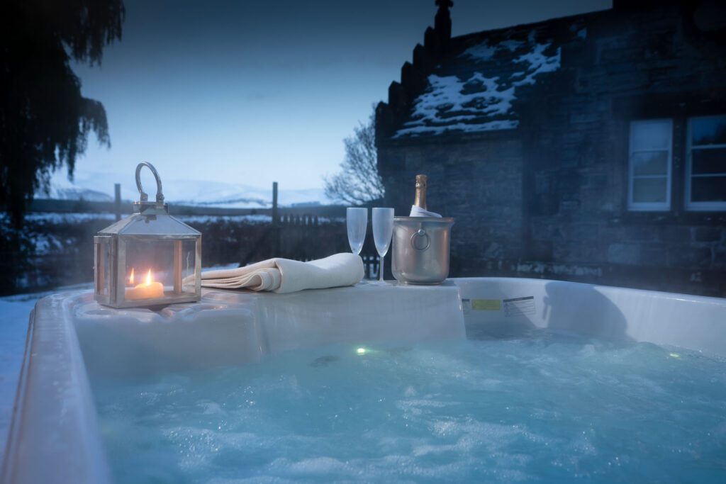 luxury self catering highlands with hot tub